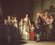 Francisco Goya Charles IV with his family USA oil painting artist